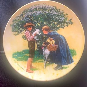 Knowles 1980 Collector's Plate Americana Holiday Series"Easter" By Don Spaulding